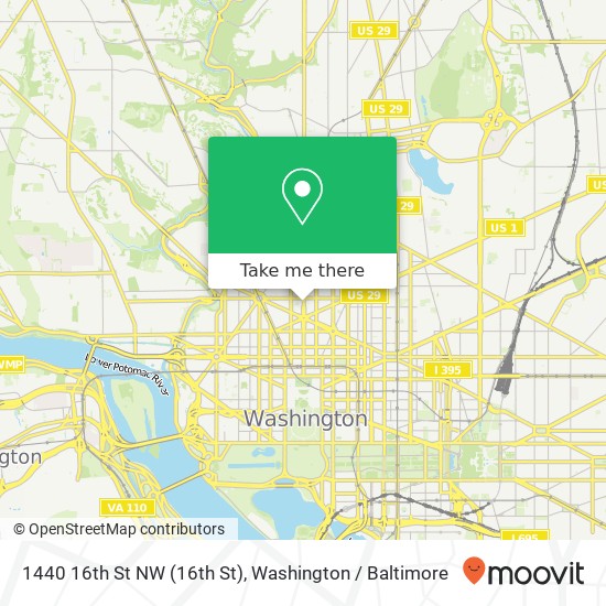 1440 16th St NW (16th St), Washington, DC 20036 map