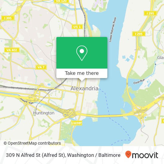 309 N Alfred St (Alfred St), Alexandria, VA 22314 map