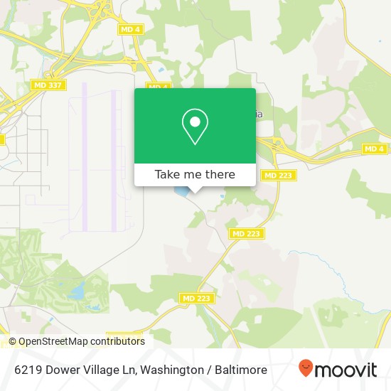 6219 Dower Village Ln, Upper Marlboro, MD 20772 map