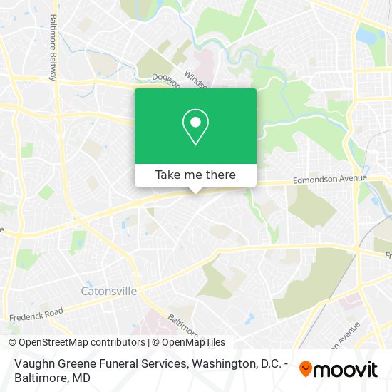 Mapa de Vaughn Greene Funeral Services