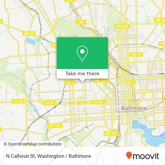 N Calhoun St, Baltimore, MD 21217 map