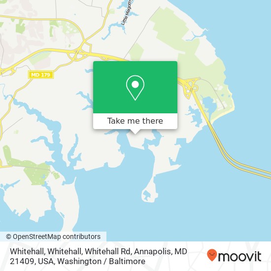 Whitehall, Whitehall, Whitehall Rd, Annapolis, MD 21409, USA map