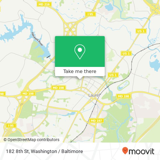 182 8th St, Laurel, MD 20707 map