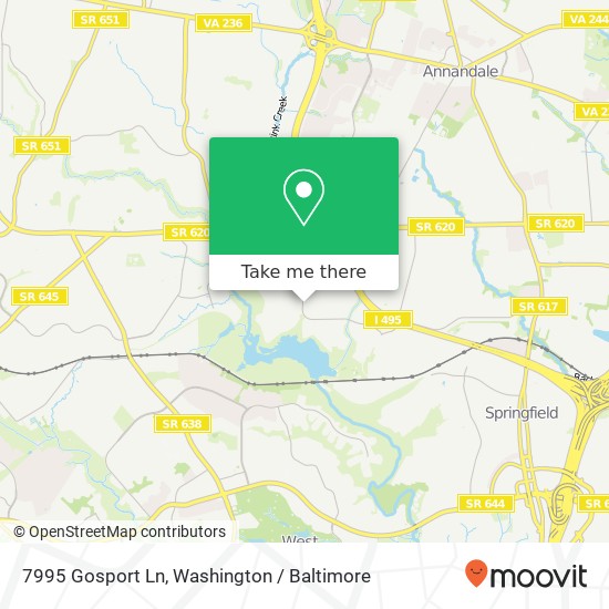 7995 Gosport Ln, Springfield, VA 22151 map