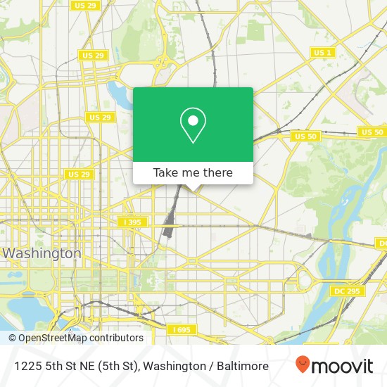 1225 5th St NE (5th St), Washington, DC 20002 map