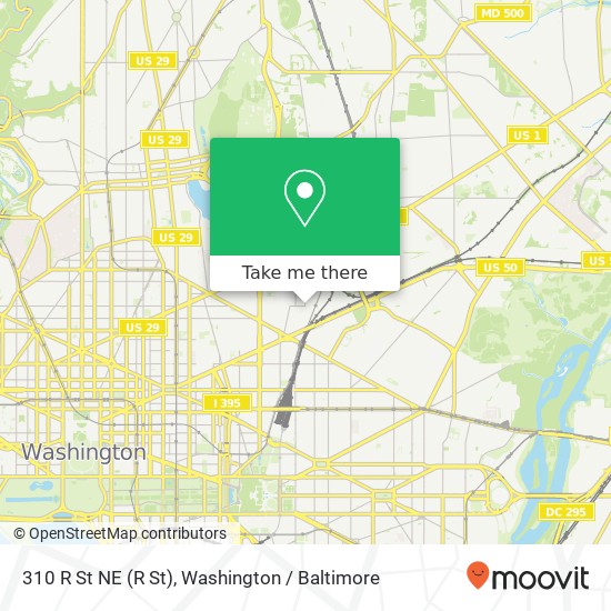 310 R St NE (R St), Washington, DC 20002 map