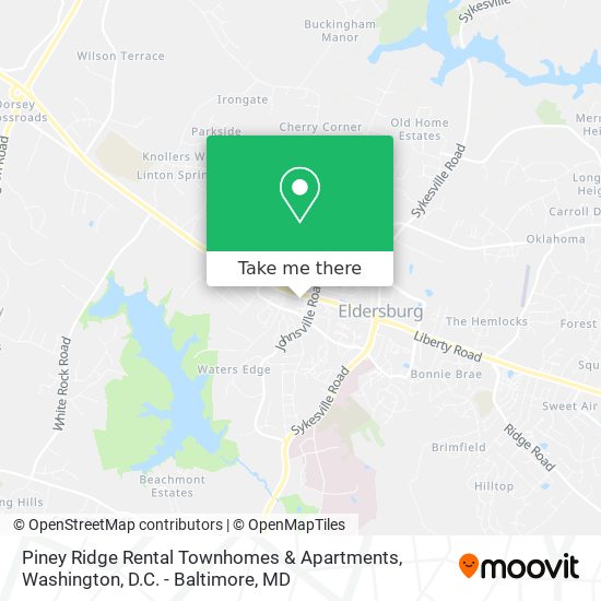 Piney Ridge Rental Townhomes & Apartments map