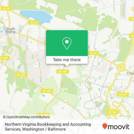 Mapa de Northern Virginia Bookkeeping and Accounting Services, 15244 Louis Mill Dr