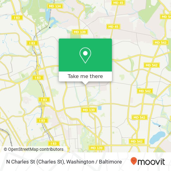 N Charles St (Charles St), Baltimore, MD 21212 map