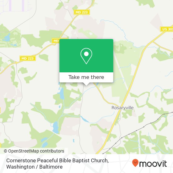 Cornerstone Peaceful Bible Baptist Church, 9010 Frank Tippett Rd map