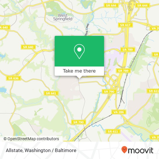 Allstate, 7841 Rolling Rd map