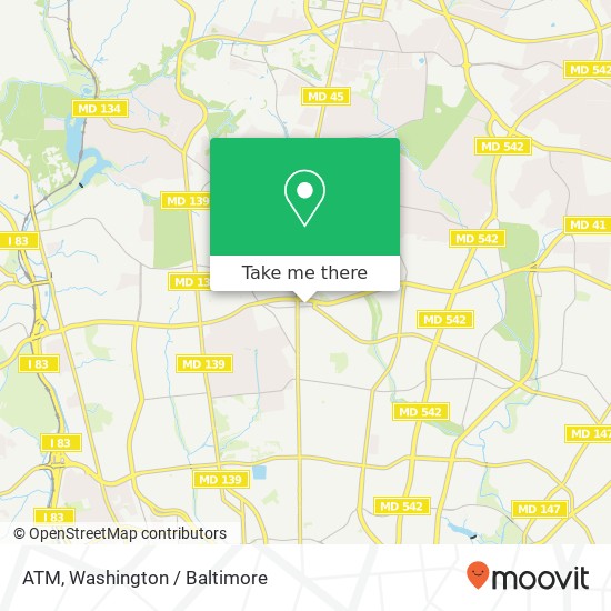 Mapa de ATM, 518 E Belvedere Ave
