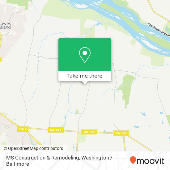 Mapa de MS Construction & Remodeling, 518 Springvale Rd