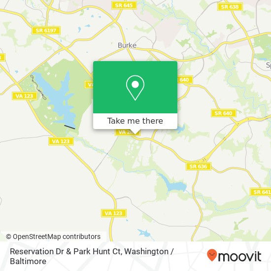 Mapa de Reservation Dr & Park Hunt Ct