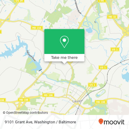 9101 Grant Ave, Laurel, MD 20723 map