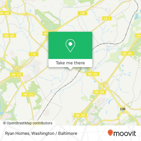 Ryan Homes map