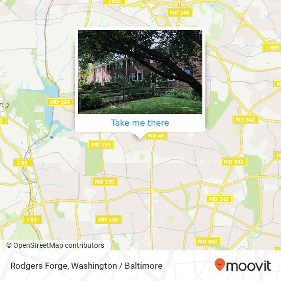 Mapa de Rodgers Forge, Rodgers Forge, Towson, MD 21212, USA