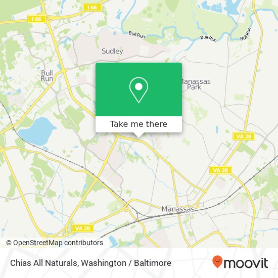 Chias All Naturals, 8607 Sudley Rd map