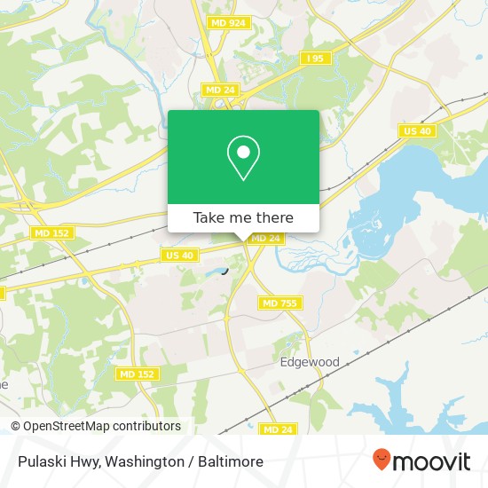 Pulaski Hwy, Edgewood, MD 21040 map