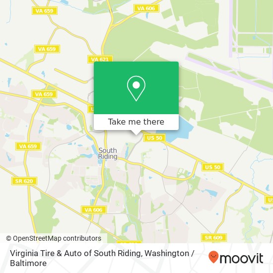 Virginia Tire & Auto of South Riding, 43230 Defender Dr map