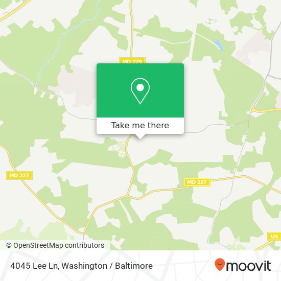 4045 Lee Ln, White Plains, MD 20695 map