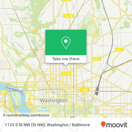 1133 S St NW (St NW), Washington, DC 20009 map