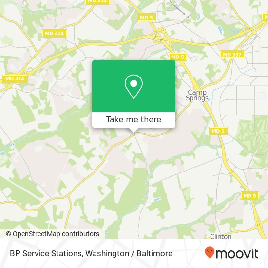 Mapa de BP Service Stations, 7101 Allentown Rd