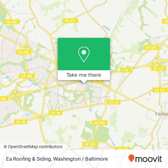 Ea Roofing & Siding, 11614 Fairfax Meadows Cir map