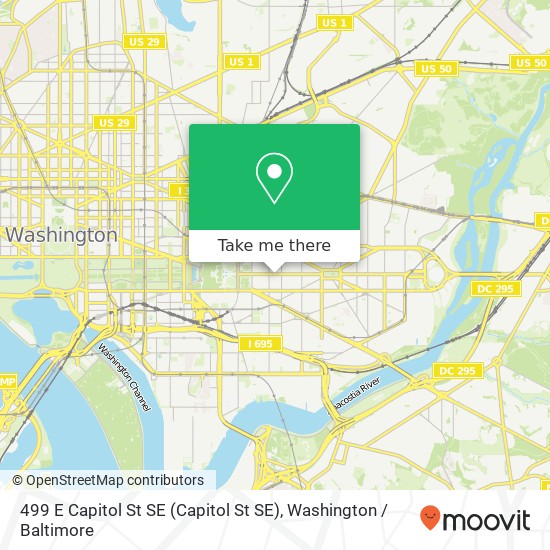 499 E Capitol St SE (Capitol St SE), Washington, DC 20003 map