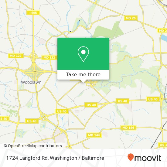 1724 Langford Rd, Gwynn Oak, MD 21207 map