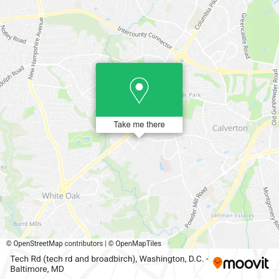 Mapa de Tech Rd (tech rd and broadbirch)