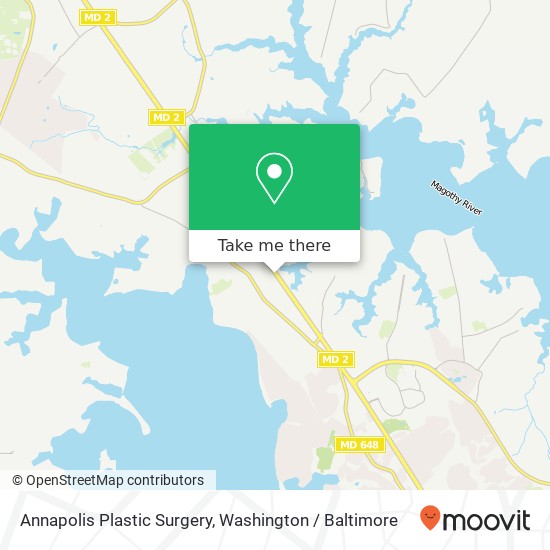 Annapolis Plastic Surgery, 790 Ritchie Hwy map