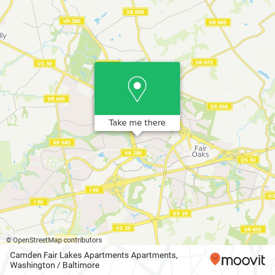 Camden Fair Lakes Apartments Apartments, 12565 Summit Manor Dr map