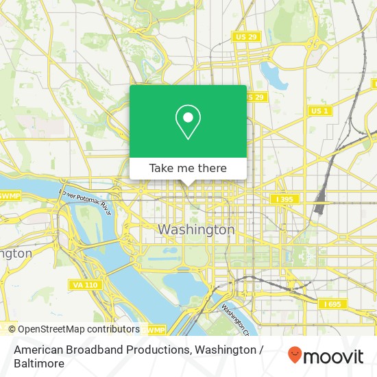American Broadband Productions, 1667 K St NW map