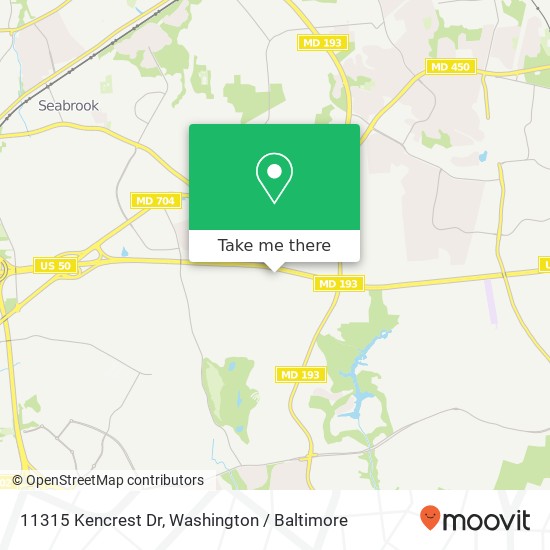 11315 Kencrest Dr, Bowie, MD 20721 map