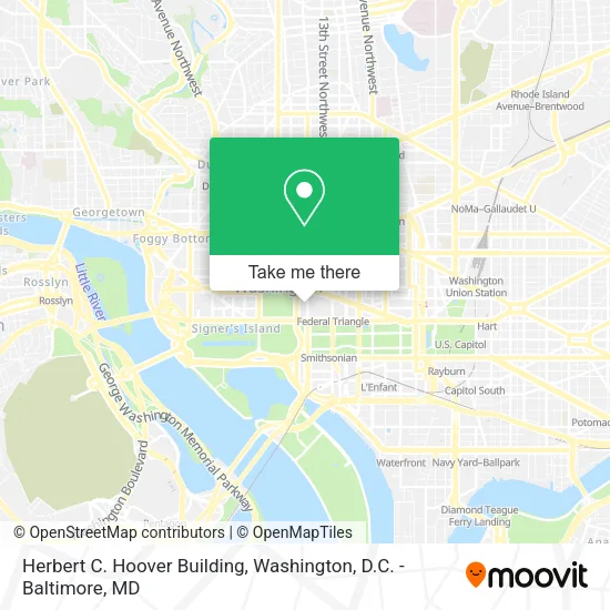 Mapa de Herbert C. Hoover Building