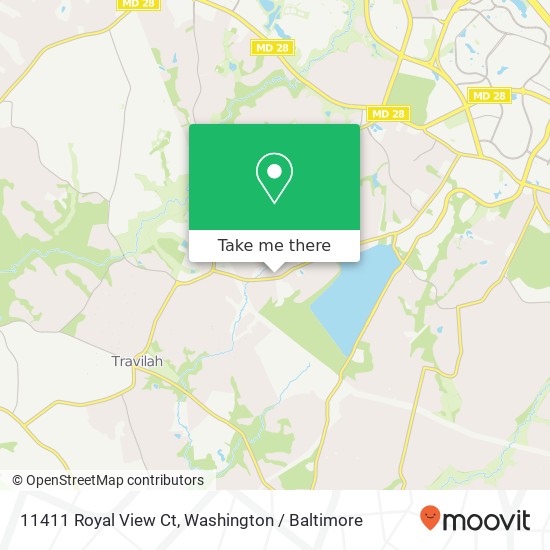Mapa de 11411 Royal View Ct, Gaithersburg, MD 20878