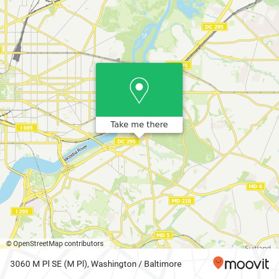 3060 M Pl SE (M Pl), Washington, DC 20019 map