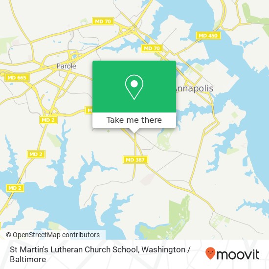 Mapa de St Martin's Lutheran Church School, 1120 Spa Rd