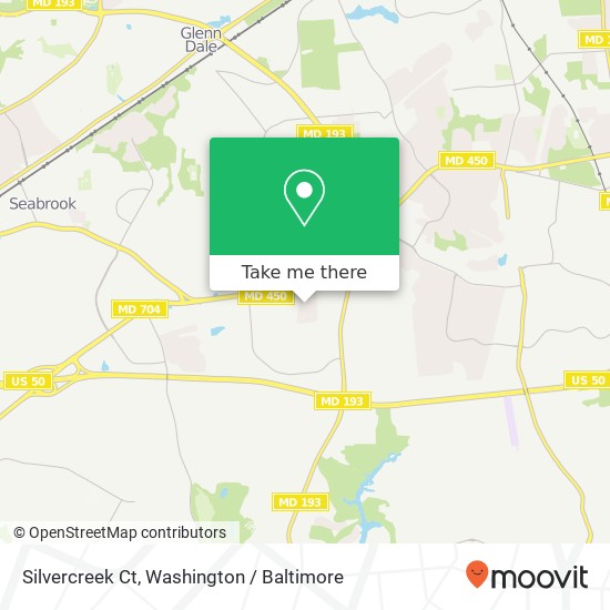 Silvercreek Ct, Bowie, MD 20720 map