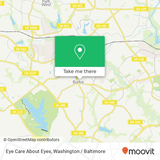 Eye Care About Eyes, 9580 Old Keene Mill Rd map