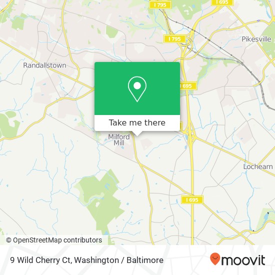 9 Wild Cherry Ct, Windsor Mill, MD 21244 map