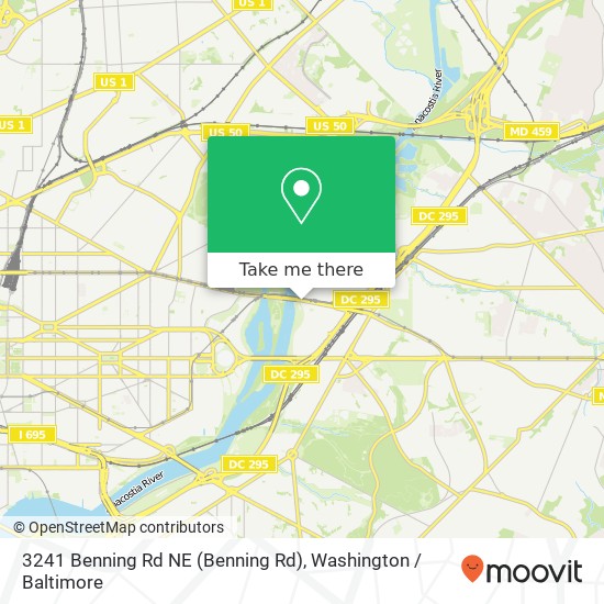 3241 Benning Rd NE (Benning Rd), Washington, DC 20019 map