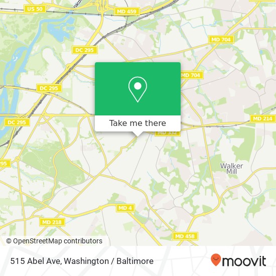 515 Abel Ave, Capitol Heights (FAIRMOUNT HEIGHTS), MD 20743 map