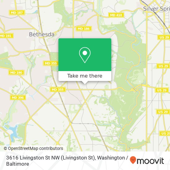 3616 Livingston St NW (Livingston St), Washington, DC 20015 map