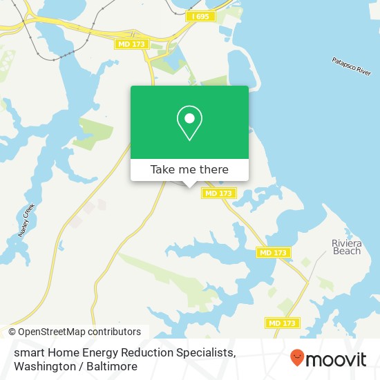 Mapa de smart Home Energy Reduction Specialists, 7609 Energy Pkwy