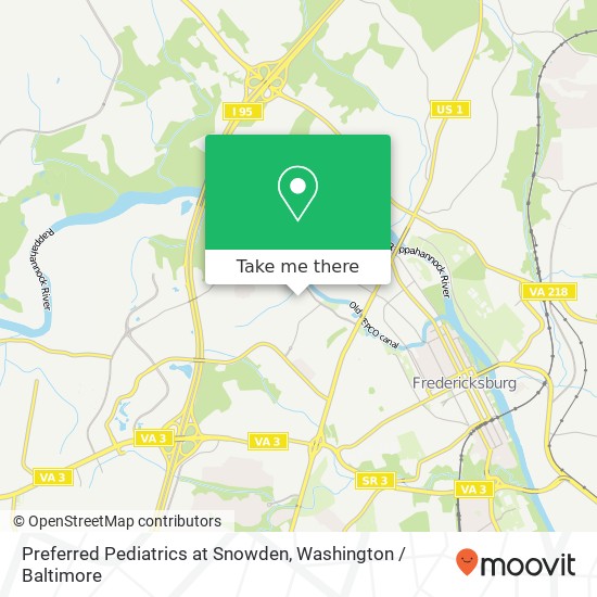 Preferred Pediatrics at Snowden, 331 Park Hill Dr map