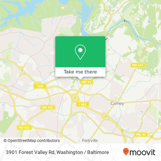 3901 Forest Valley Rd, Parkville, MD 21234 map