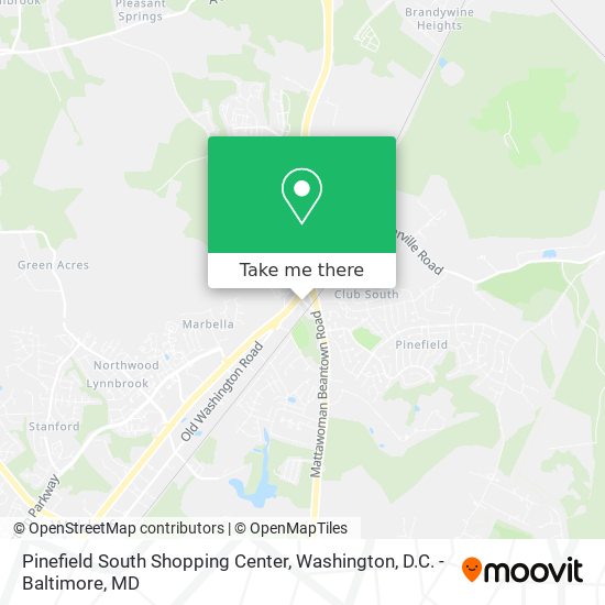 Pinefield South Shopping Center map