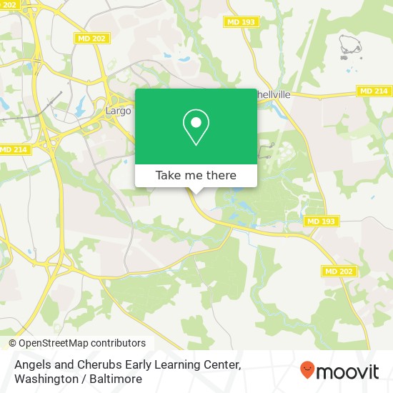 Mapa de Angels and Cherubs Early Learning Center, 610 Largo Rd